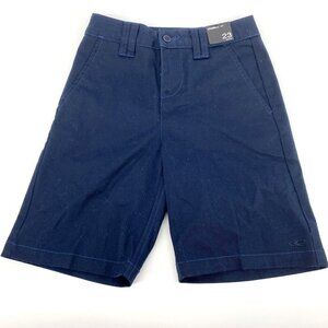 O'Neill Chino Shorts Boys 23 Waist Standard Fit Navy Blue